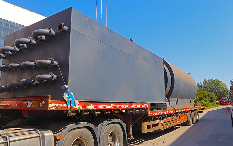 廢輪胎煉油設(shè)備主機+冷凝水箱